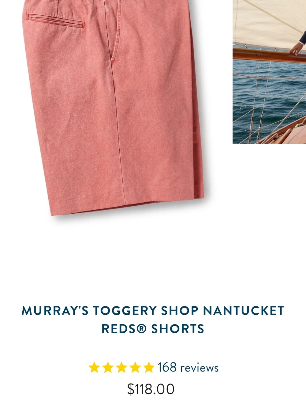 Nantucket Red Men's Size 36 Shorts - Picture 6 of 11
